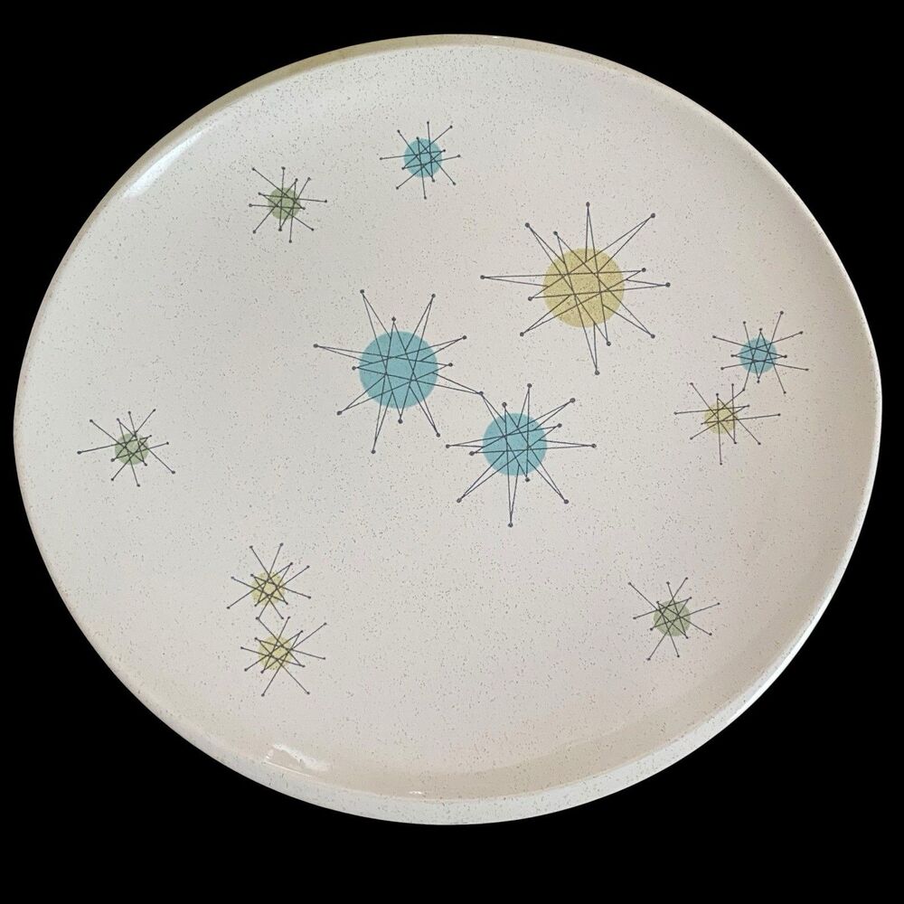 Vintage Franciscan Starburst Dinner Plate 10.75" Atomic MCM